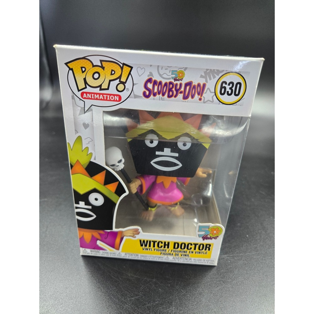 Funko Pop Scooby-Doo 50 Years Witch Doctor 630 Animation Vinyl Figure Boxed